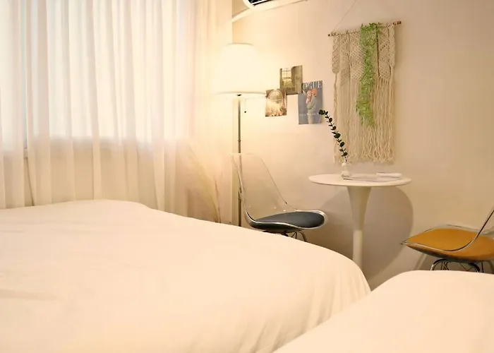 3 4 Queen Beds 홍대역 도보 3분 Séoul